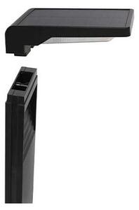 Lampa LED solara de gradina, 2 moduri de iluminare, 4000K, senzor amurg, 3.7V, 2200 mAh, negru