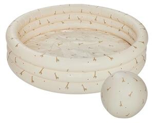 Giraffe Swimming Pool Large & Beach Ball Butter - OYOY Living Design