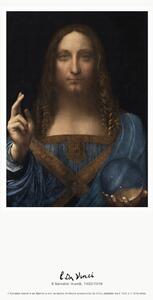 Artă imprimată The Salvator mundi (Il Salvator mundi) - Leonardo da Vinci, (30 x 40 cm)