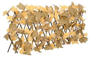Spalier frunze arțar artificiale extensibil, oranj, 180x30 cm