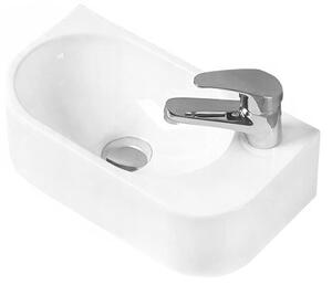 Mexen Viera chiuvetă blat stânga 40 x 21 cm, Albă - 21274000L