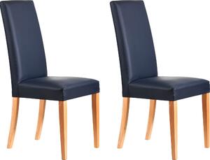 Set 2 scaune Java albastru 47/57/99 cm