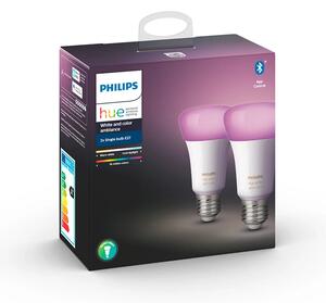 Philips Hue White/Color 9W Bluetooth E27 Bec 2 pcs. - Philips Hue