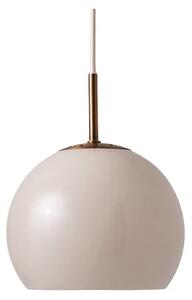 Ball Glass Lustră Pendul Ø18 Nisip Gri - Frandsen