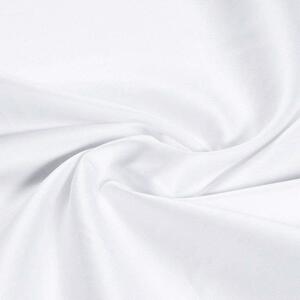 Goldea față de masă din bumbac satinat de lux - model 0000 - albă 140 x 220 cm