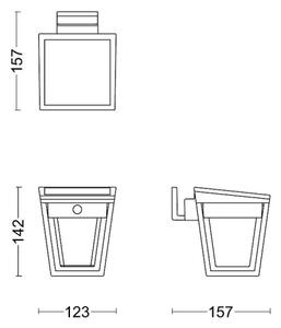 Philips LED lampă solară de perete cu senzor NISSA LED/1,8W/3,7V 3000K IP44