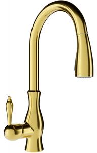 Mexen Savita baterie de bucătărie, Aurie - 672601-50