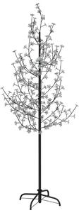 Copac cu flori de cireș cu LED, 220 LED-uri alb calde, 220 cm