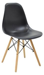 Scaun Julita Negru 46x52x81 cm