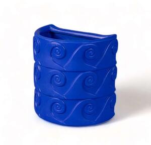 Magna Graecia Onde Wall Vase Albastru - Seletti
