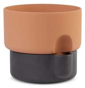 Oasis Flowerpot Small Dark Brown - Northern