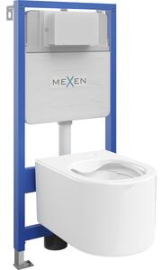 Mexen Sofia set încastrat WC cadru Fenix Slim cu vas WC, alb lucios - 6103354XX00