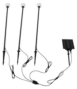 Freydis Lampă cu celule solare w/Vârf de pământ 3 pcs. Negru - Lindby