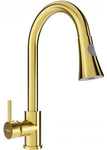 Mexen Elia baterie de bucătărie, Aurie - 670101-50