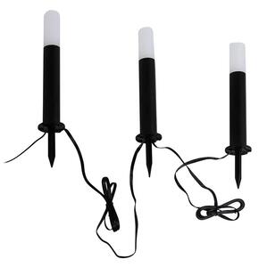 Elvor LED Smart Lampă de grădină 3 pcs. Negru/Alb - Lindby