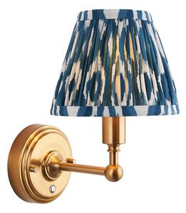 Lampă LED reîncărcabilă dimabilă de perete Endon 114827 BURLEY LED/1,5W/5V alamă/albastru