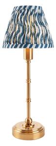 Lampă LED reîncărcabilă dimabilă de masă Endon 114796 BURLEY LED/1,5W/5V alamă/albastru