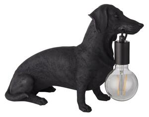 Lampă de masă Endon 101188 DACHSHUND 1xE27/10W/230V negru