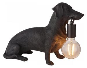 Lampă de masă Endon 101188 DACHSHUND 1xE27/10W/230V negru