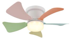 Globo 03609B - Ventilator de tavan LED HINES dimabil 10W/230V 3000-6500K +telecomandă