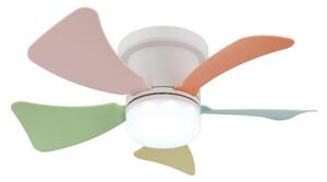 Globo 03609B - Ventilator de tavan LED HINES dimabil 10W/230V 3000-6500K +telecomandă