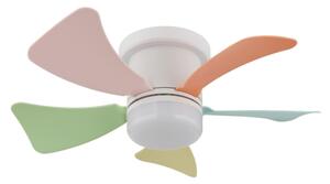 Globo 03609B - Ventilator de tavan LED HINES dimabil 10W/230V 3000-6500K +telecomandă