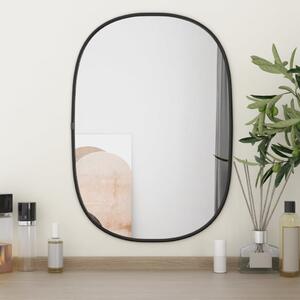 Oglindă de perete, negru, 50x35 cm