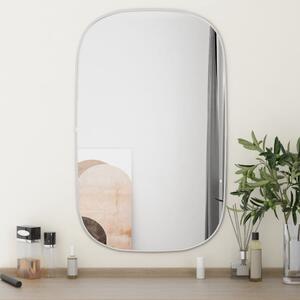 Oglindă de perete, argintiu, 80x50 cm