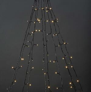 Nedis WIFILXT01W200 - LED perde de Crăciun 200 LED, 8 funcții, 10x2m, IP65, Wi-F