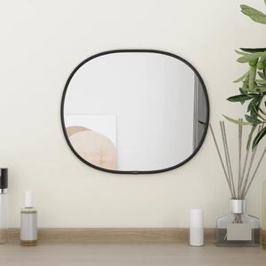 Oglindă de perete, negru, 30x25 cm
