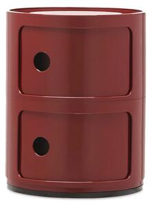 Componibili 2 Masă Laterală Burgundy - Kartell