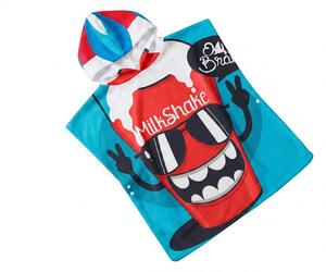Poncho pentru copii MILKSHAKE albastru Dimensiune: 60 x 120 cm