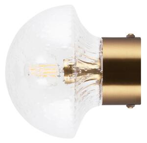 Fungo 16 Aplică de Perete/Plafonieră IP44 Clar/Periat Alamă - Globen Lighting
