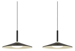 Globo LAMPONE 15635S-3 - Lustră LED suspendată pe cablu, 24W/230V, 4000K, neagră