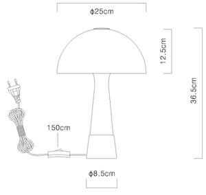 Globo 51570121 - Lampă de masă PAULIN 1xE27ILLU/40W/230V bej