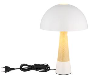 Globo 51570122 - Lampă de masă PAULIN 1xE27ILLU/40W/230V albă