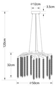 Globo 64137-6 - Lustră LED suspendată pe cablu LAVERNE 6xG9/8W/230V
