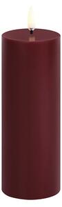 Lumânare Stâlp LED 5,8x15,2 cm Wine Roșu/Smooth - Uyuni Lighting