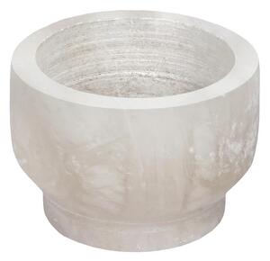 Alabaster Suport pentru Lumânări 8x5 cm Alb - Uyuni Lighting