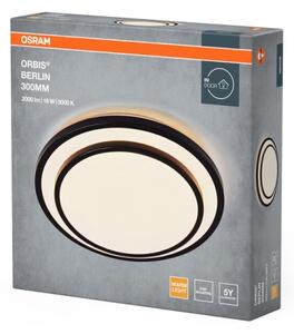 Osram - Plafonieră LED ORBIS BERLIN LED/16W/230V, diametru 29,3 cm, neagră