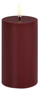 Lumânare Stâlp LED 5,8x10,1 cm Wine Roșu/Smooth - Uyuni Lighting