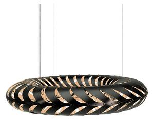 Maru Lustră Pendul Ø110 Black 1 Side - David Trubridge