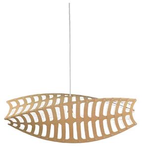 Toru Lustră Pendul Small 1 Lateral Alb - David Trubridge