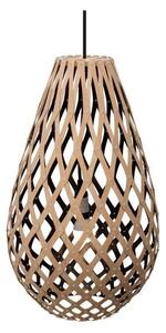 Koura Lustră Pendul H50 Black 1 Side - David Trubridge