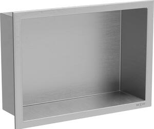 Mexen X-Wall-R raft nisa cu flanșă 30 x 20 cm, inox - 1910302010