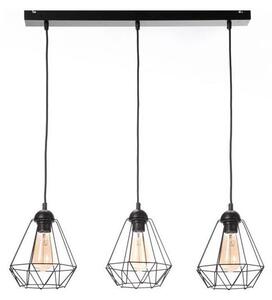 Lustră pe cablu DIAMENT MINI 3xE27/60W/230V