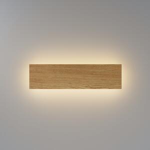 Maytoni Aplică de perete LED BASIC TEXTURE, lemn, lățime 30 cm, CCT, Lemn, Camera de zi / sufragerie, Lemn, Modern