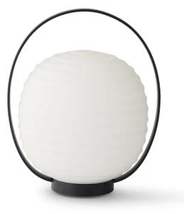 Lantern Portable Veioză Negru/Opal Alb - New Works