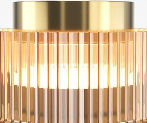 Maytoni Plafonieră LED SCALA, maro/bronz, Ø 15 cm, sticlă, dimabilă, reglabil, Maro / Rugină, Camera de zi / sufragerie, Sticlă, Modern