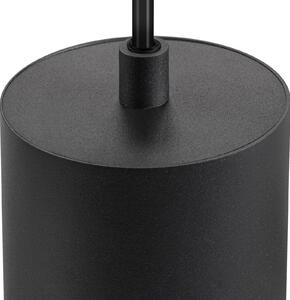 SLV Lampa suspendată Asto Tube GU10 cu șină monofazată, negru, reglabil, Negru, Camera de zi / sufragerie, Aluminiu, Modern